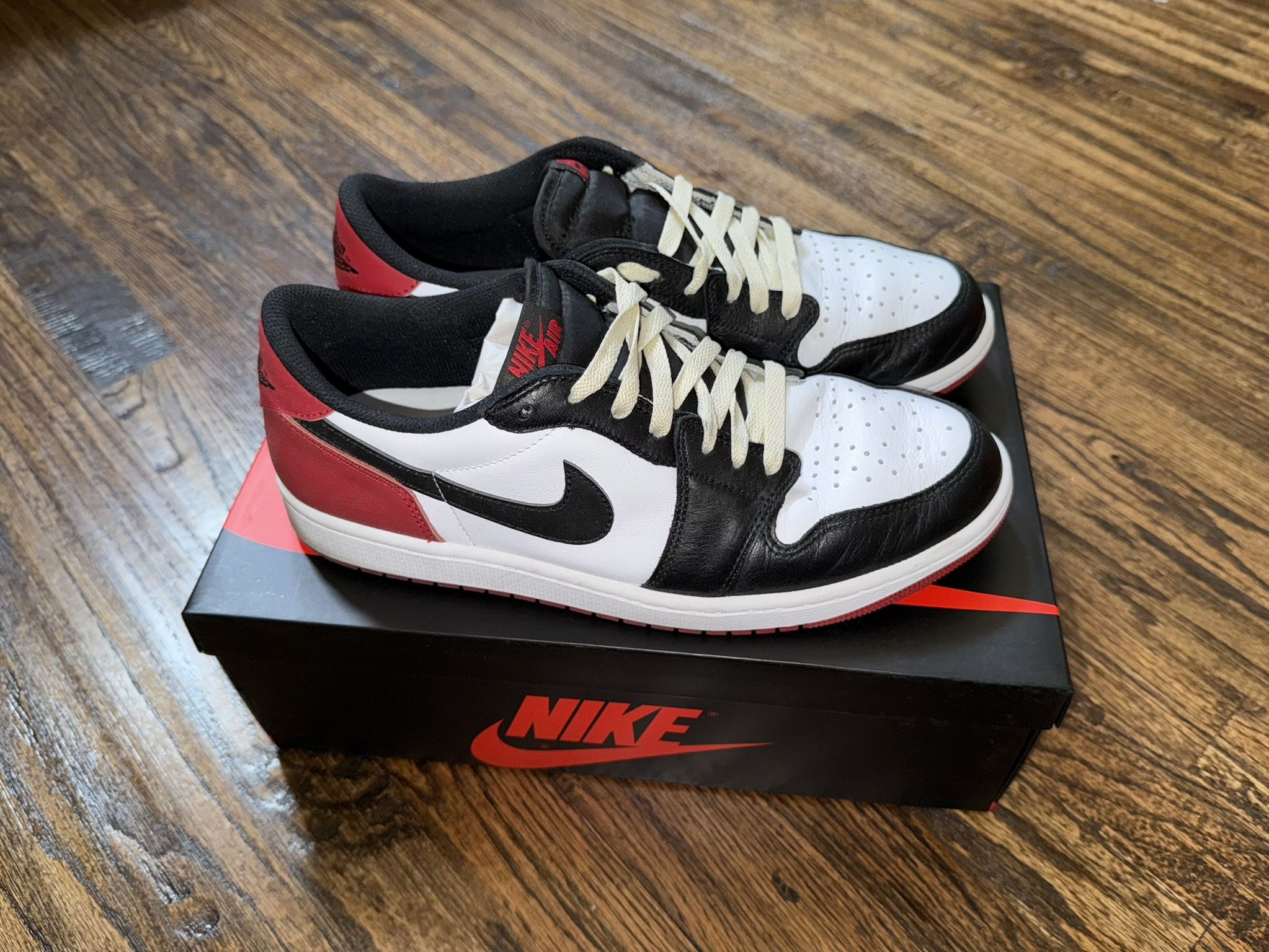 Nike Air Jordan 1 - Black White Red size11 Amazon.com | Jordan 1 Mid RM EasyOn Little Kids main image 4