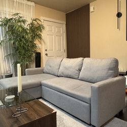 Grey L couch(DELIVERY AVAILABLE)