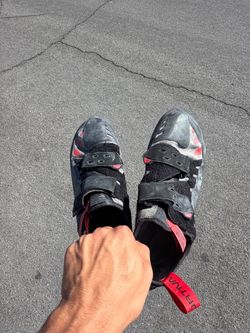 Rock climbing shoes