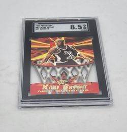 1996 Press Pass 13 Kobe Bryant Net Burners SGC 8.5 Die Cut Insert RC Card NM+