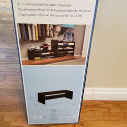 Shoe Rack/Horizontal Stackable Organizer For Closet