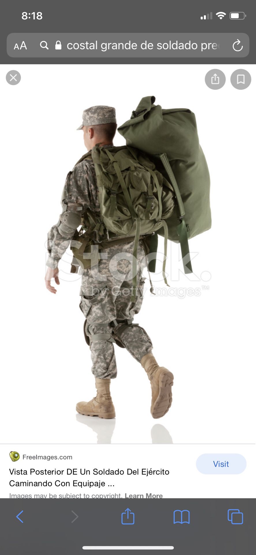 Maleta Costal Militar Grande/Large Duffle Bag