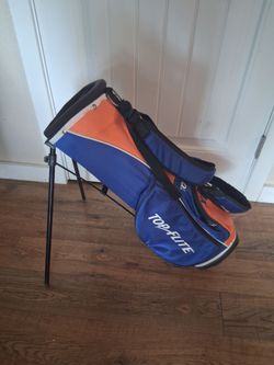 Top Flite Stand Golf Bag Blue Orange