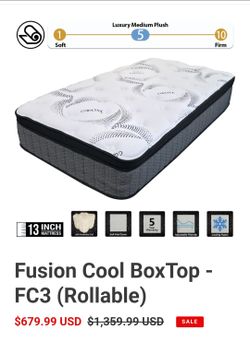 Twin Size Mattress – Originally $680 – Very Good Condition – Like New – No Pets, No Smoker
Description:
Twin size mattress originally purchased for ab