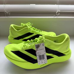 Adidas Adizero Evo SL Women's Size 11 Lucid Lemon Green Running Shoe JR5839 neon