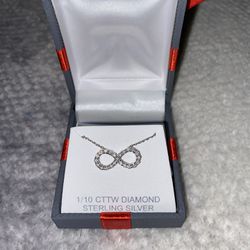 Silver Infinity Necklace 