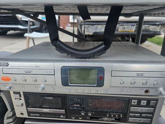 Dual Deck CD-R/RW Recorder with Cassette Deck