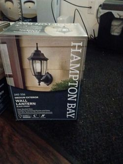 Hampton Bay exterior wall light