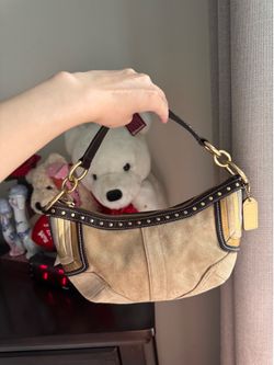 Coach vintage tan purse
