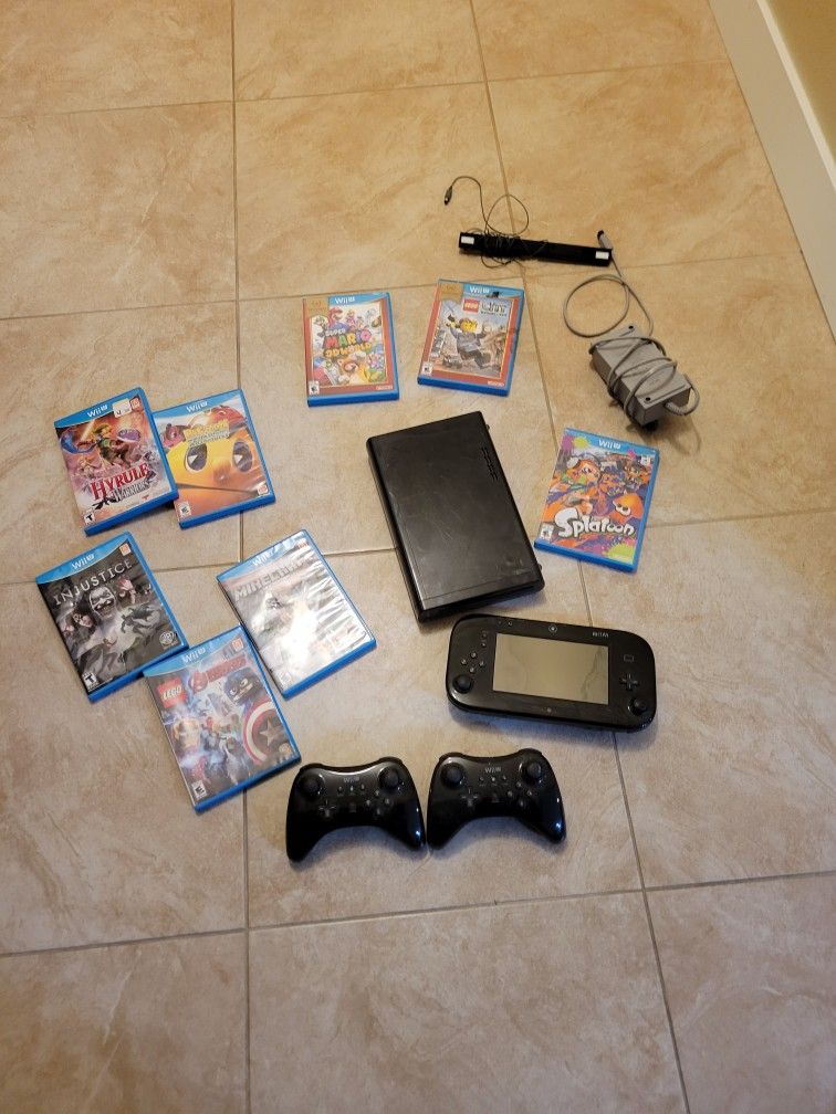 Used Wii U For Sale With Games - Main Image