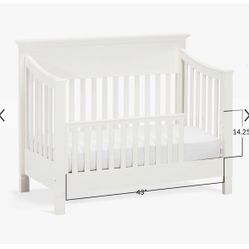 Pottery Barn Crib/toddler Larkin Bed