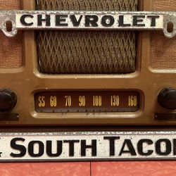 South Tacoma Chevrolet Vintage License Plate Frame
