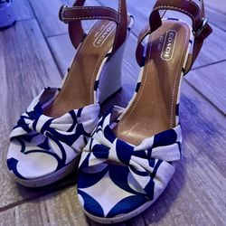 Coach Wedge Heels Size 8