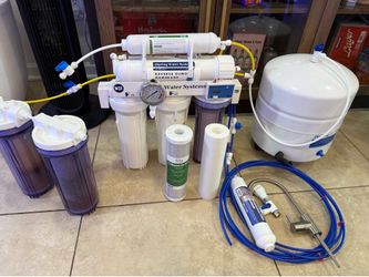iSpring Reverse Osmosis RODI Water Filter System for Reef Tank or household (New membrane)