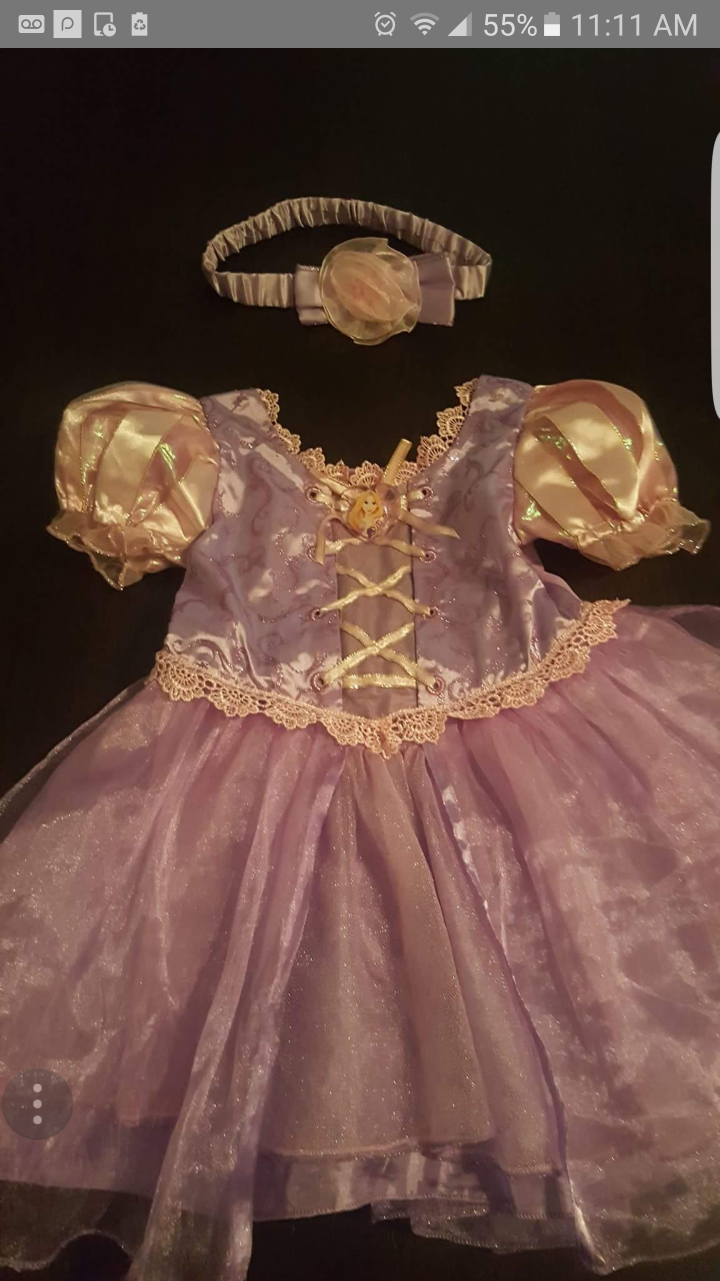 Rapunzel Baby costume sz 12-18 months