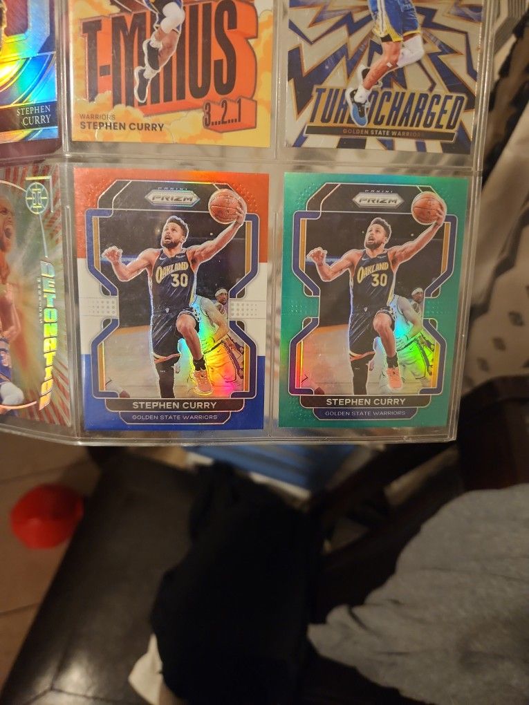 2 Card Steph Curry Lot