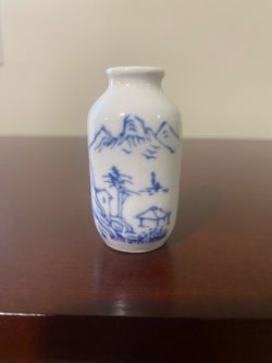Miniature ceramic vase