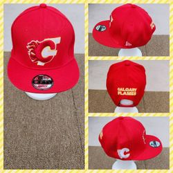 CALGARY FLAMES NHL HOCKEY 🏒 SNAPBACK HAT.