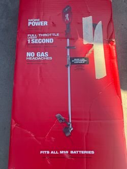 Trimmer with QUIK-LOK Attachment Capability 16” Fuel Milwuakee M18