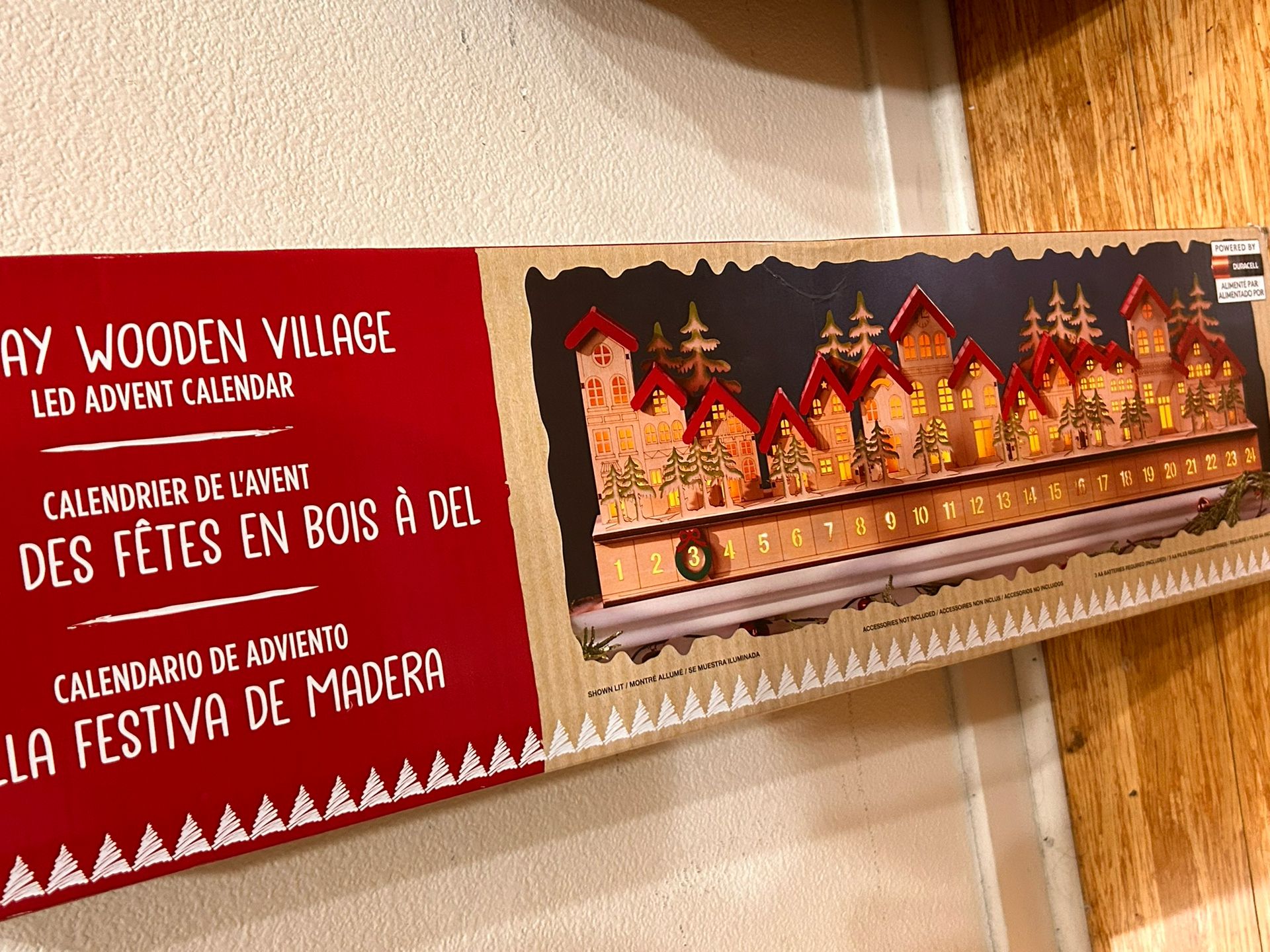 Wooden Calendar Village