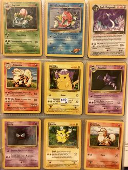Vintage Collection of 90 Pokémon Cards LP/NM (Lot n)