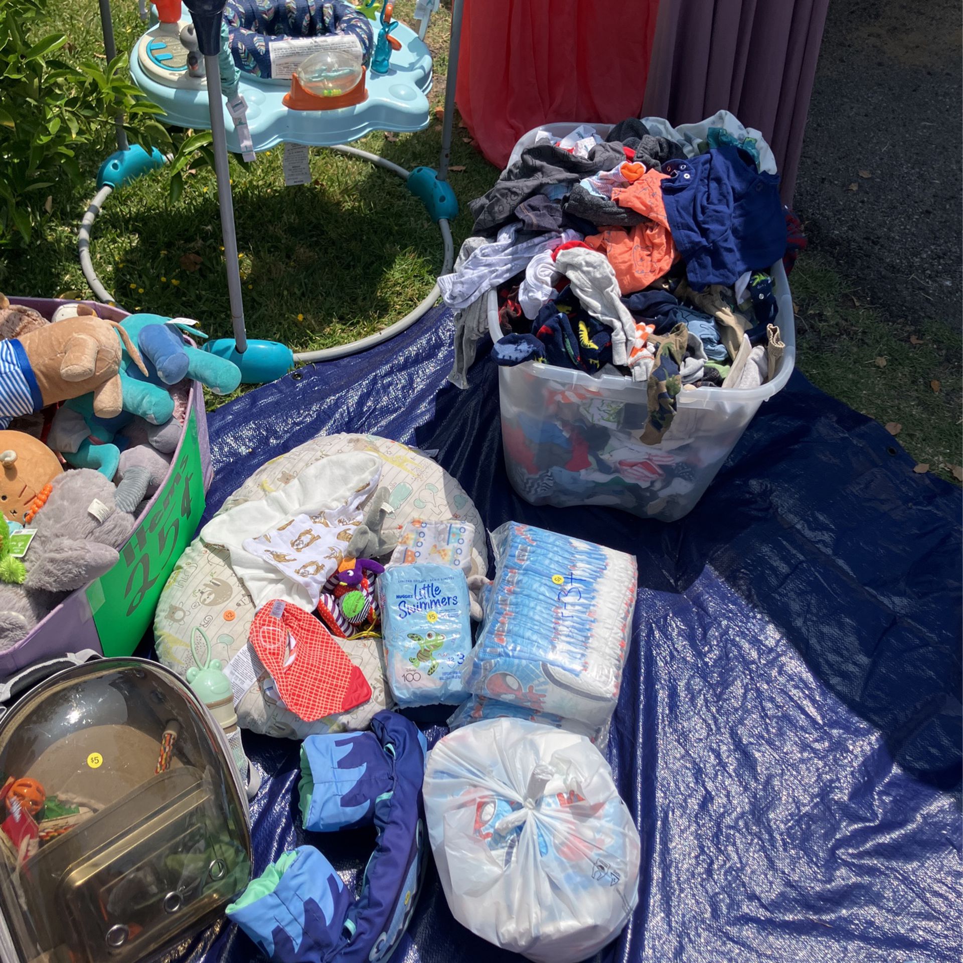 Baby Items Baby Boy Clothes Tons Of It And Diapers 2t3t Pull UPS 