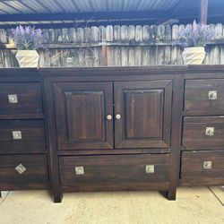 Canyon Espresso Brown Triple Dresser Buffet