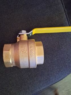 2" brass ball valve