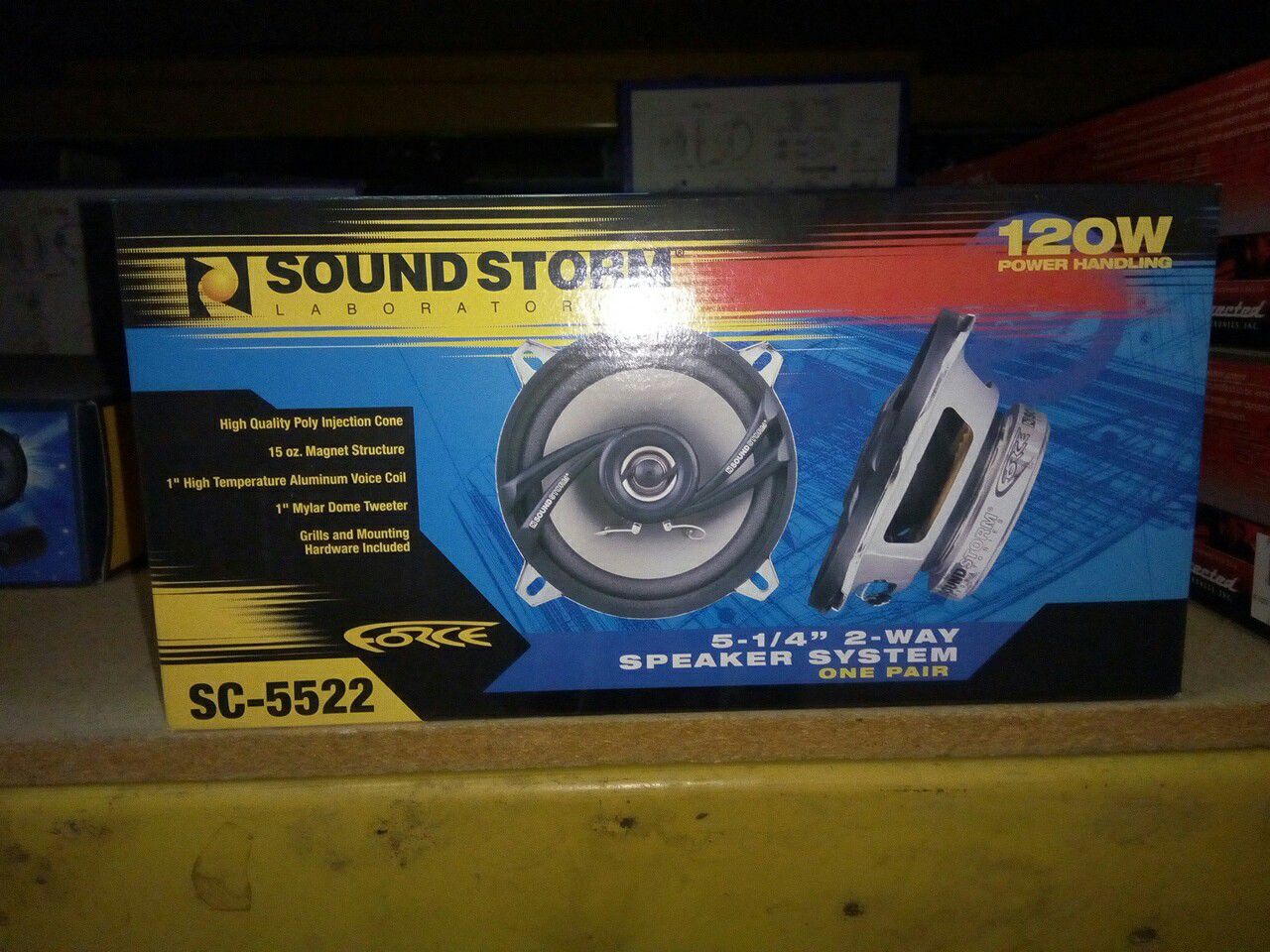 Sound Storm 5.25 inch 2 way car audio speaker pair