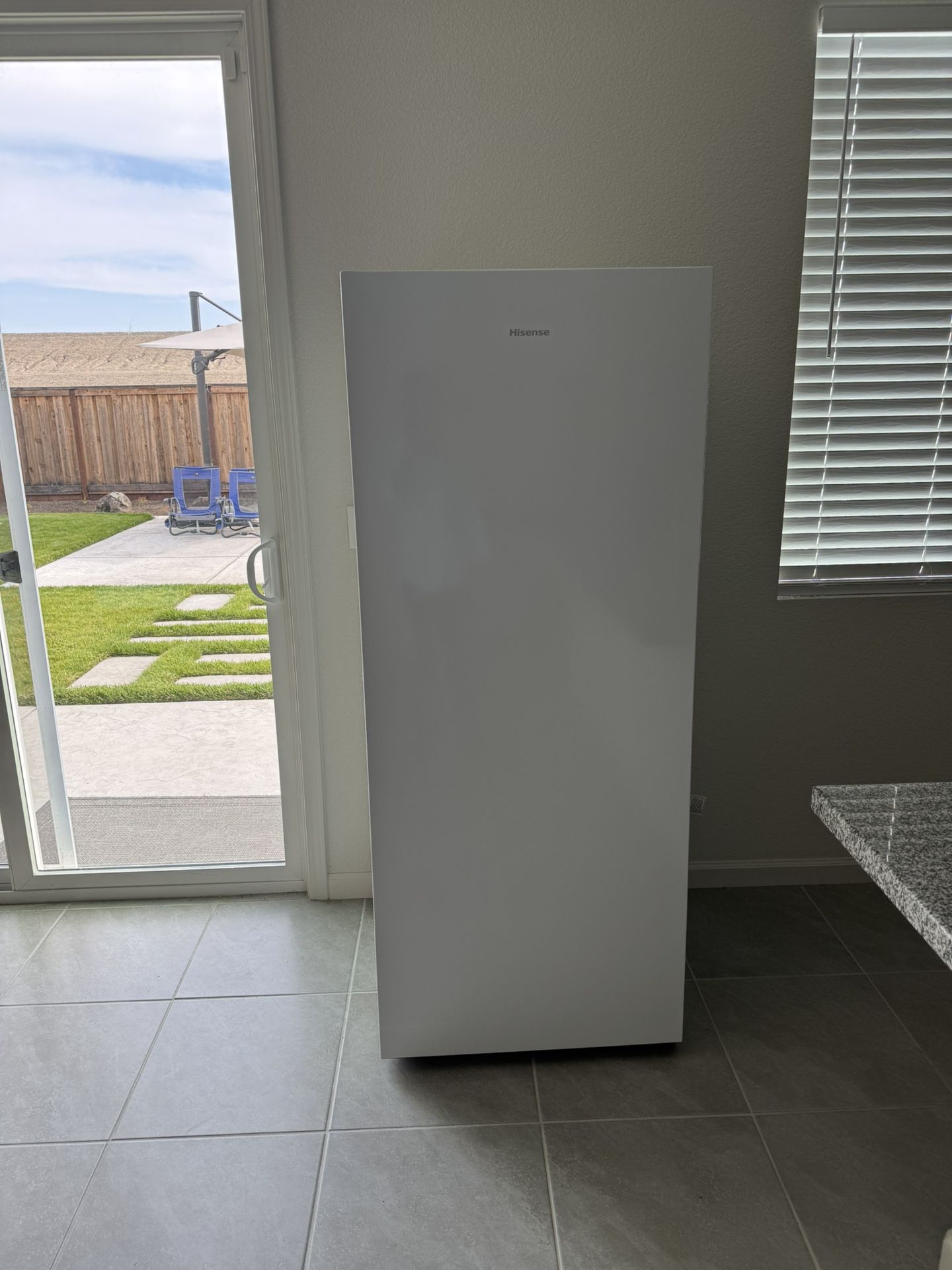 Hisense Upright Freezer – Excellent Condition (Costco Purchase)
