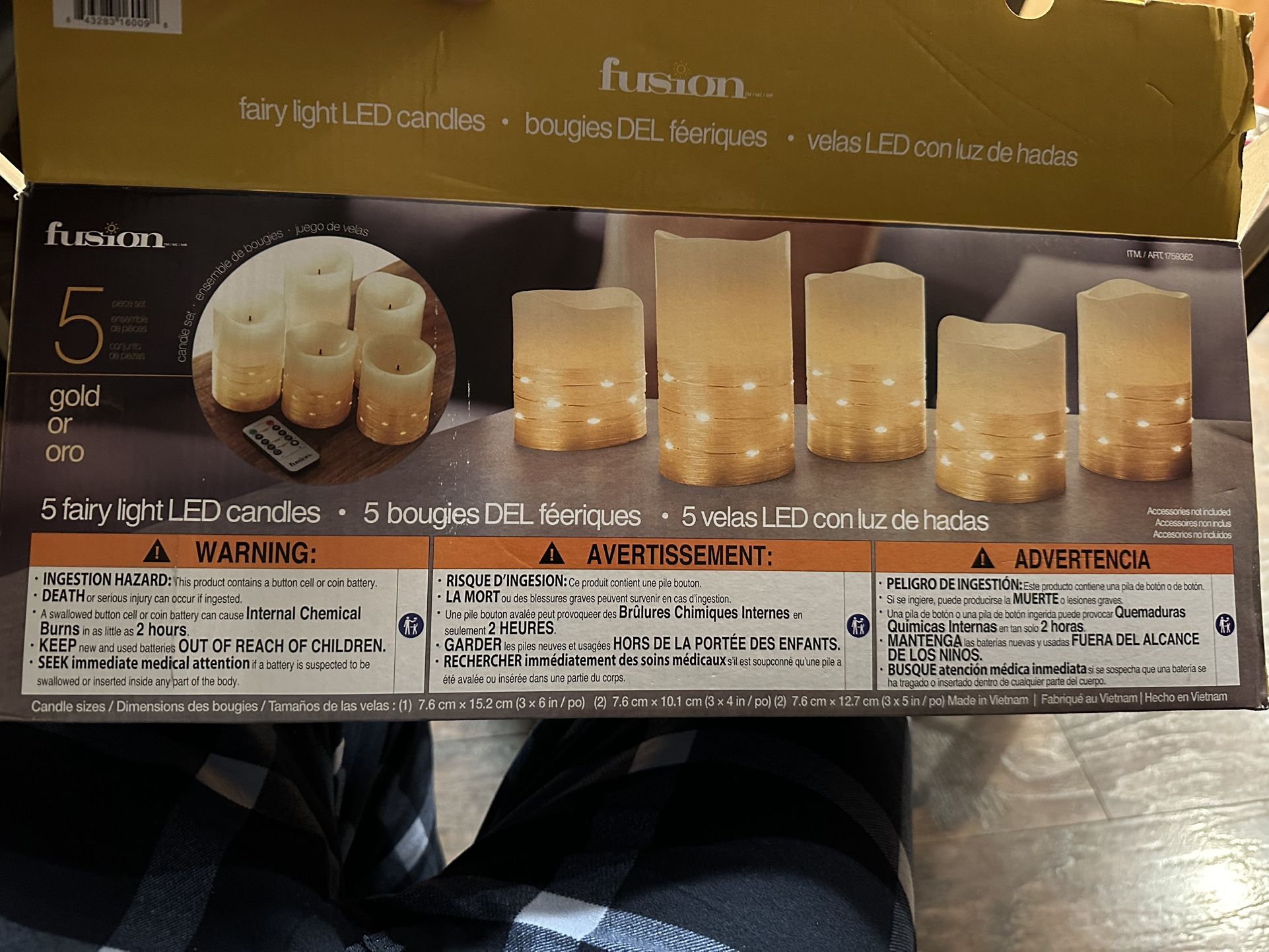 light lead candle