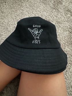 Black Good Vibes Bucket Hat