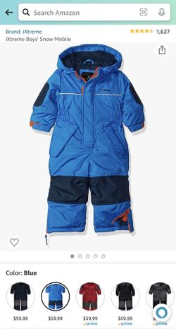 iXtreme Boys' Snow Mobile - Little Boys - Size 5 Yrs Old