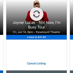 Joyner Lucas - (2) Main Floor Tickets THIS Friday (6/14) @ 8PM