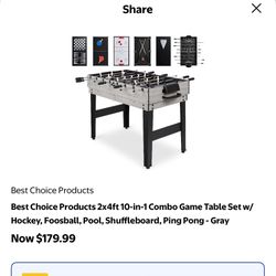 Games Table Sets 