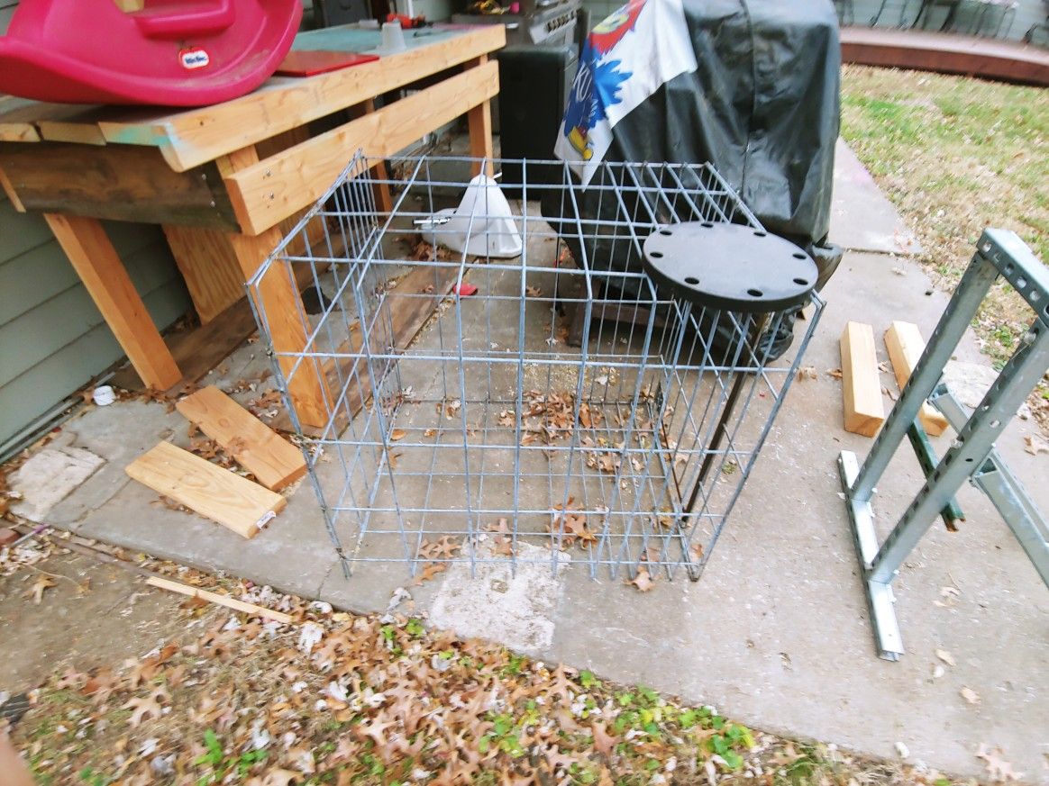Custom built dog kennel