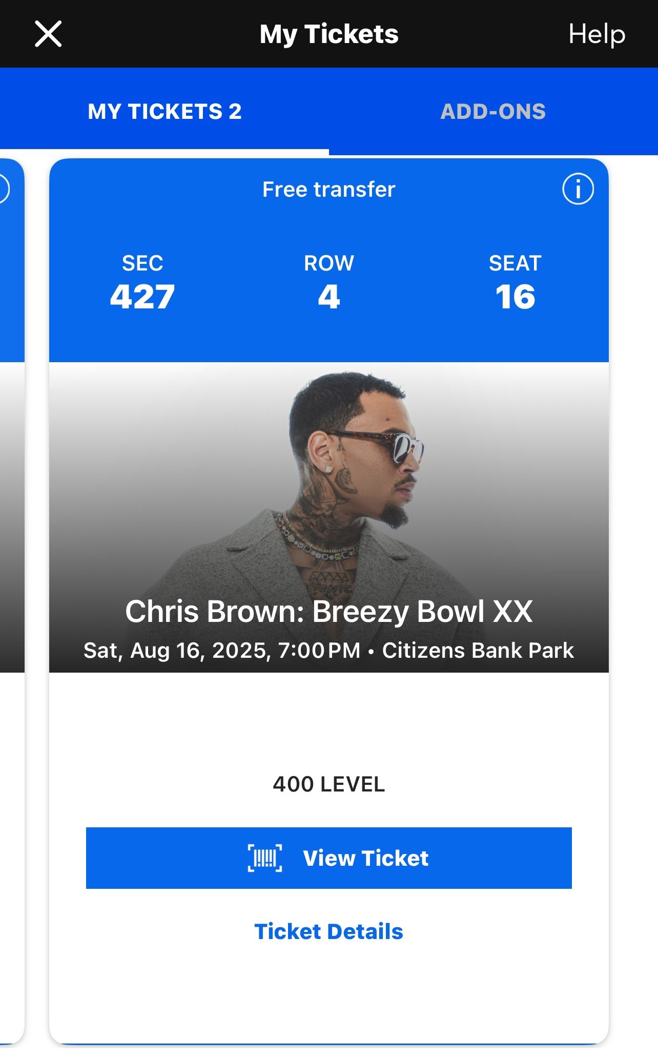 Chris Brown Concert Tickets