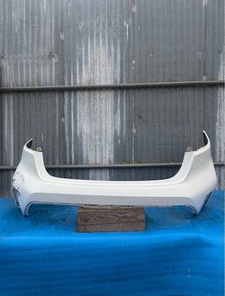 2020 2021 2022 2023 2024 2025 Toyota Corolla Sedan Rear Bumper White OEM (ORIGINAL)