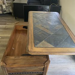 Antique Storage Table 