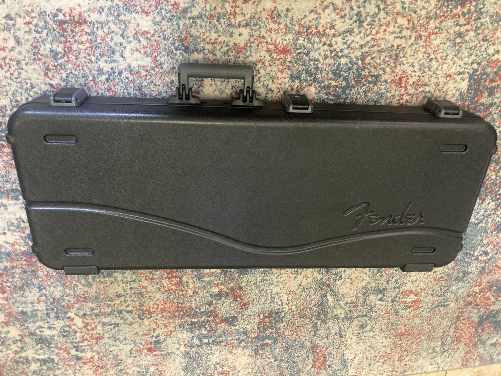 Fender ABS TSA strat/ tele guitar locking hard case w/ keys ** clean