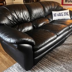 Leather Couches - 2 Pieces