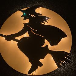 Halloween 18” Glowing Moon Silhouette