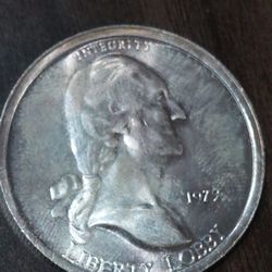 1979 Liberty Lobby 1 oz .999 Silver Round – LL Shield – VIGILANCE Eagle