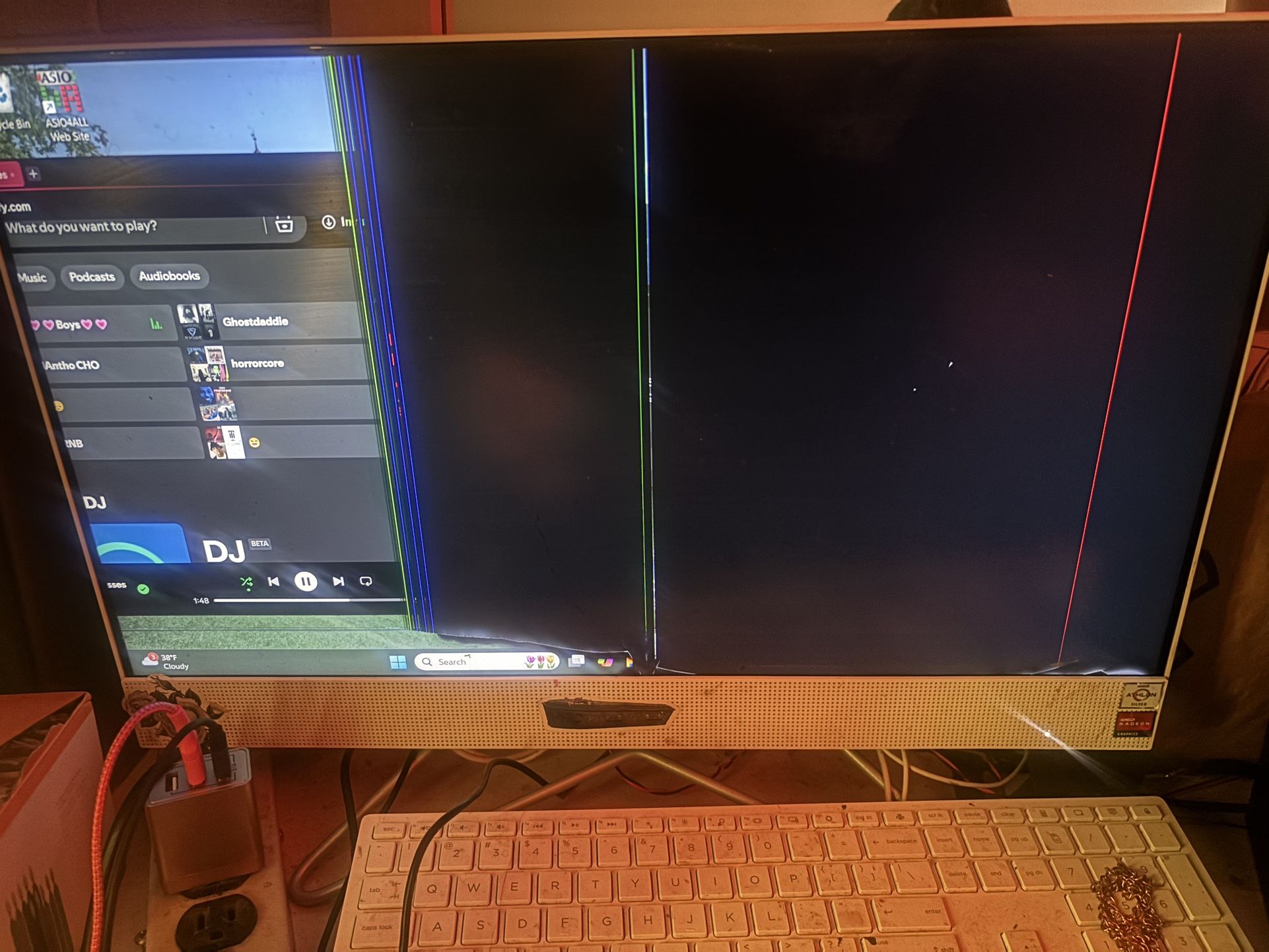 Hp All In One 24 Cracked Screen