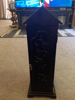 Vintage hand carved Chinese rosewood cabinet