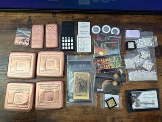 Gold, Silver, copper bullion and Coin Lot