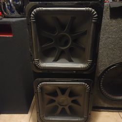 2 15" Kicker L7 1,000 Rms Each