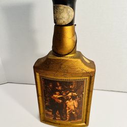 Jim Beam Rembrandt's Night Watch Decanter 1795 Beams Choice Empty Whiskey Bottle