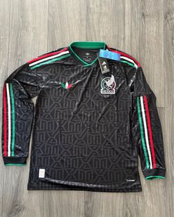Team Mexico World Cup black long sleeve Jersey