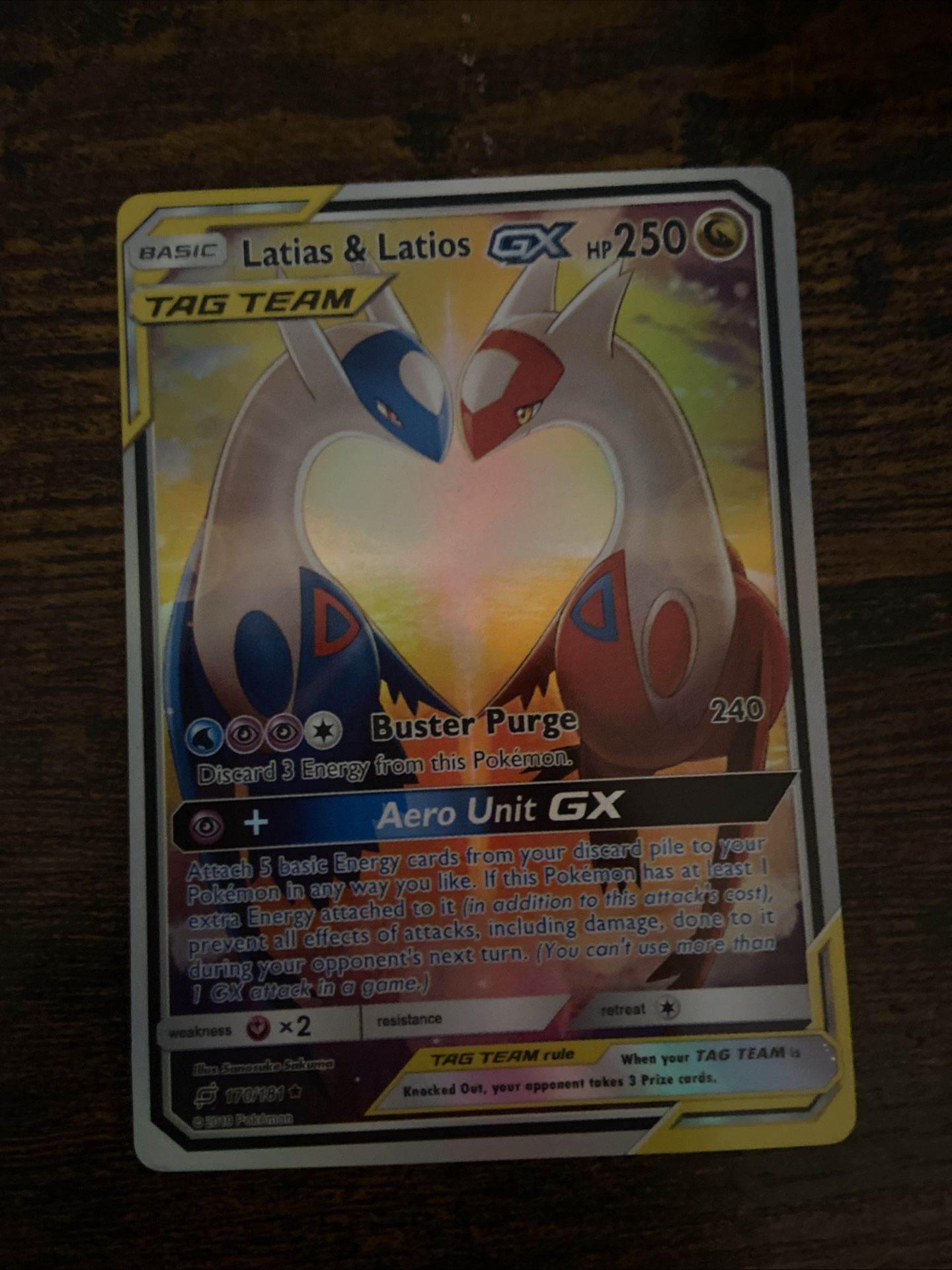 Latias & Latios GX #170 Pokemon Team Up